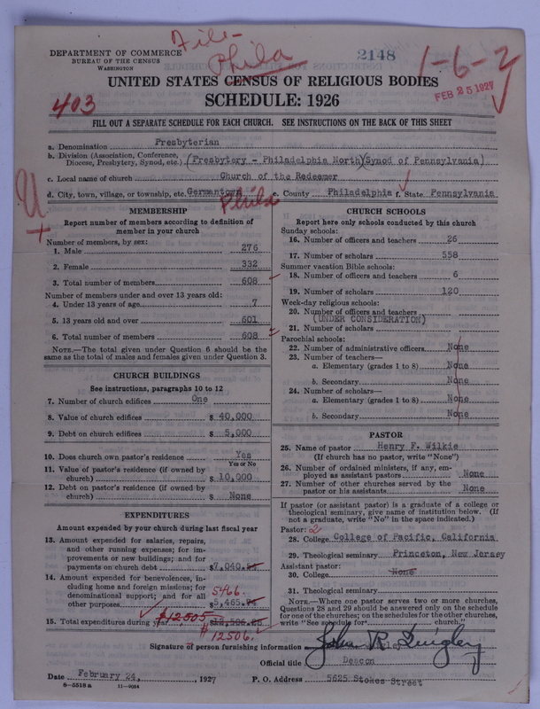 Scan of Presbyterian Church in the United States of America: 2148