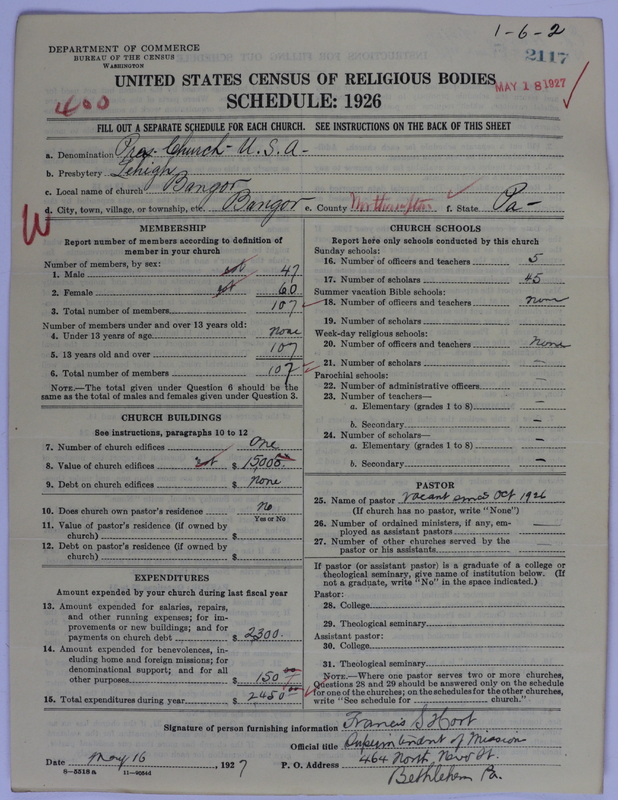 Scan of Presbyterian Church in the United States of America: 2117