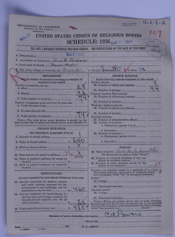 Scan of Negro Baptists: 21577