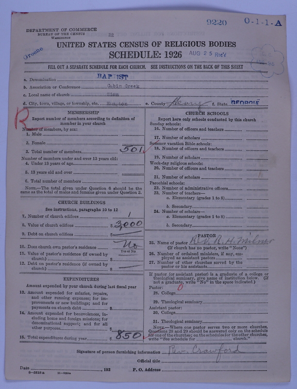 Scan of Negro Baptists: 9220