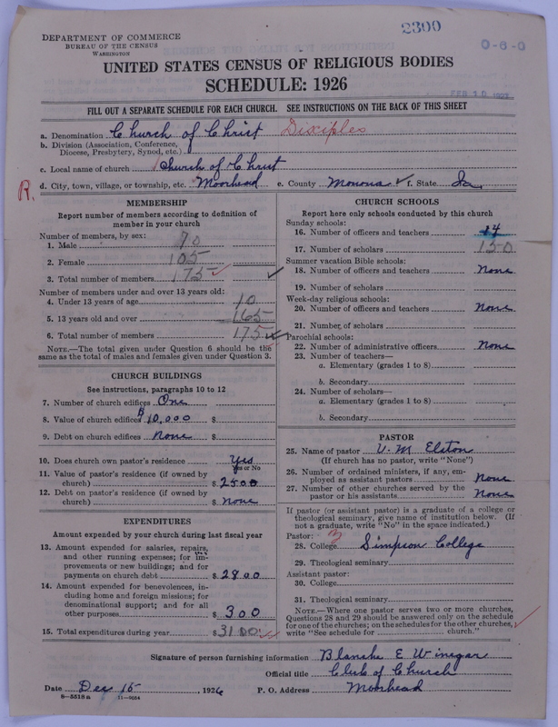 Scan of Disciples of Christ: 2300