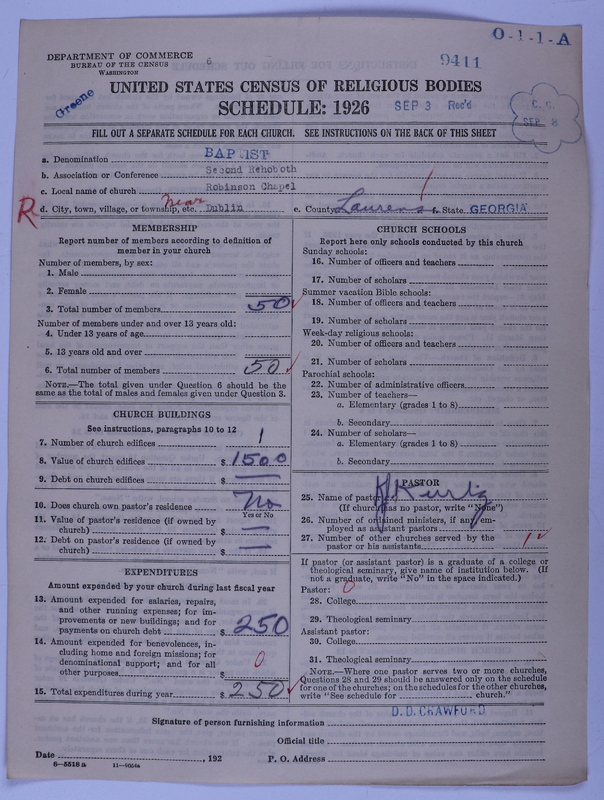 Scan of Negro Baptists: 9411