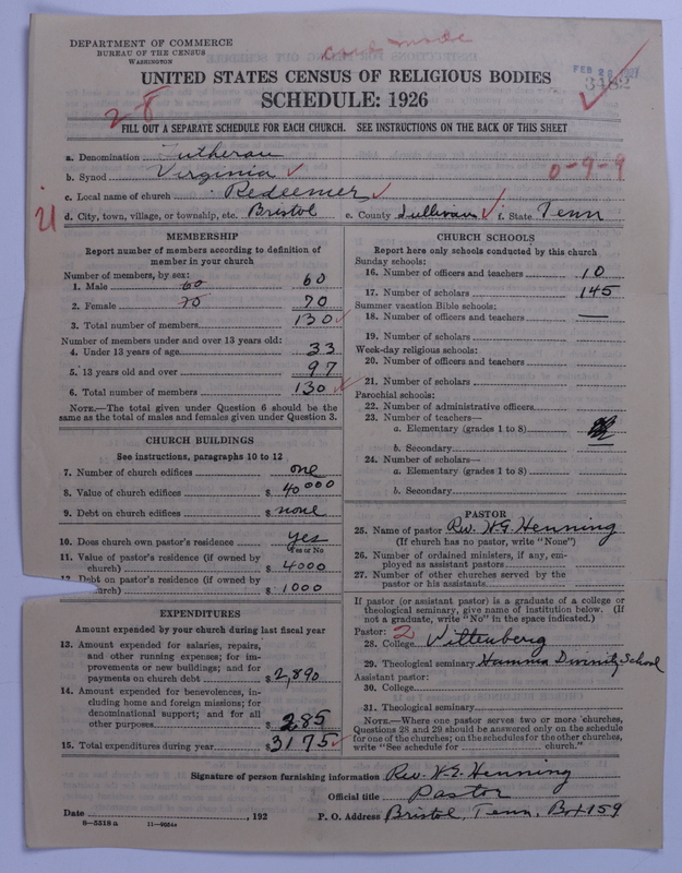 Scan of United Lutheran Church in America: 3482