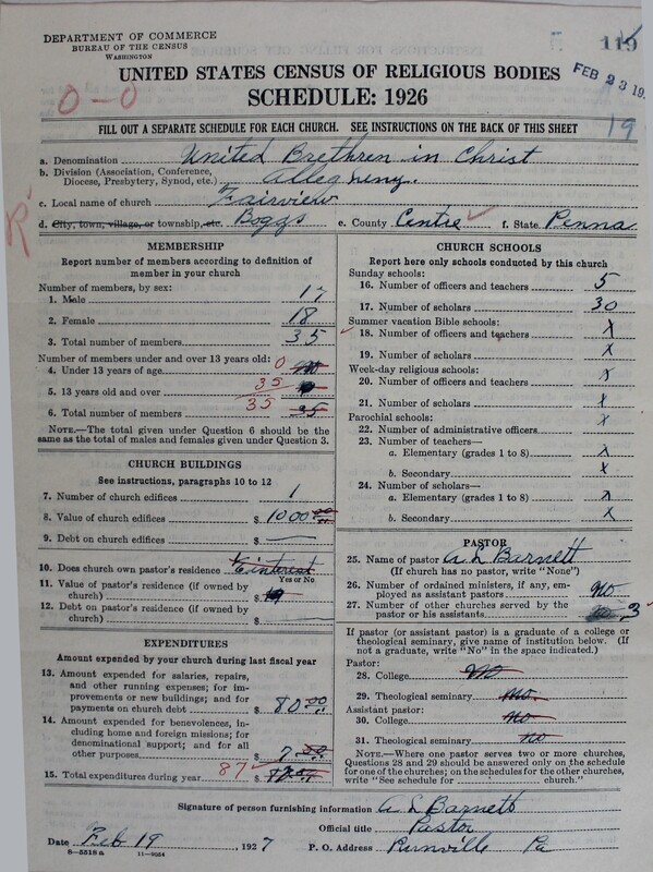 Scan of Church of the United Brethren in Christ: 119