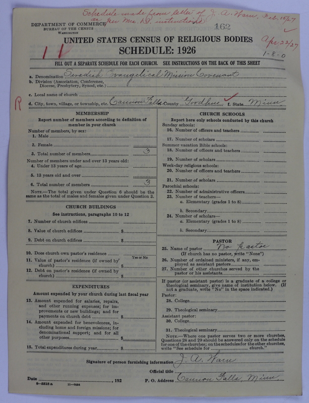 Scan of Swedish Evangelical Mission Covenant of America: 162