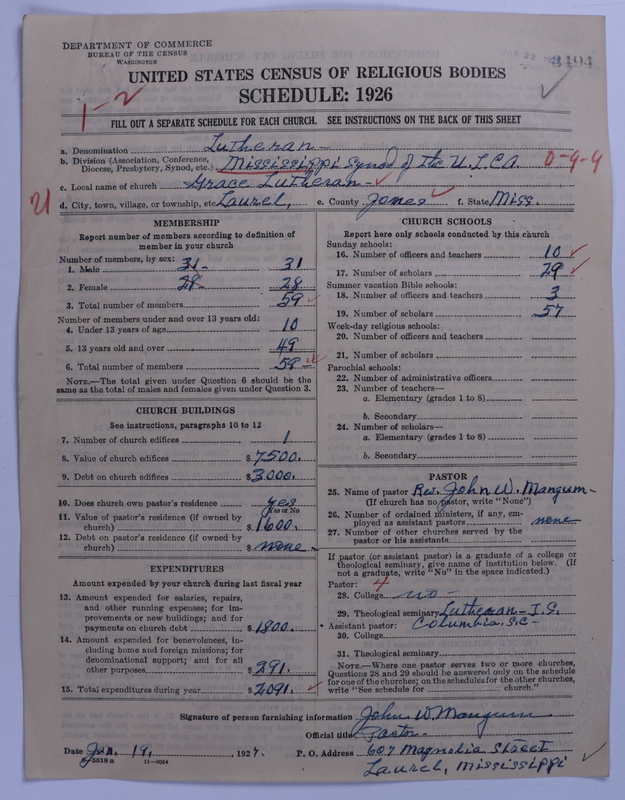Scan of United Lutheran Church in America: 3494