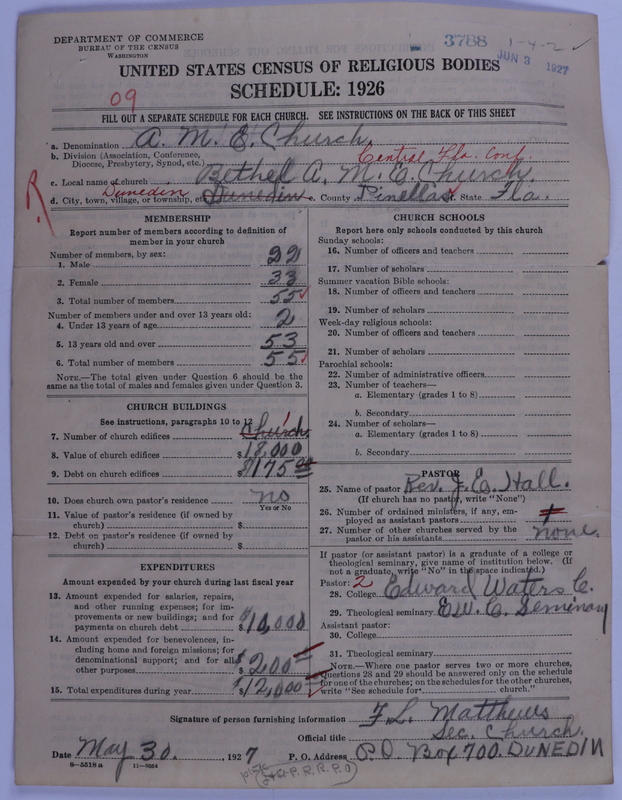 Scan of African Methodist Episcopal Church: 3788
