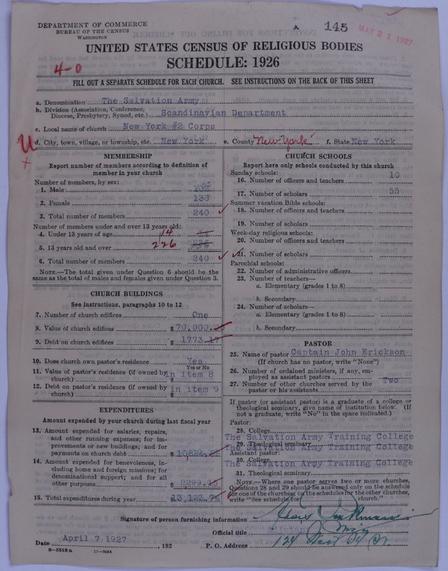 Scan of Salvation Army: 145