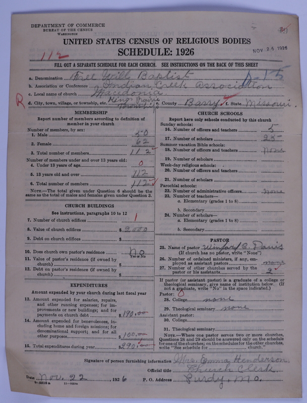 Scan of Free Will Baptists: 49