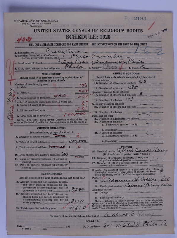Scan of Presbyterian Church in the United States of America: 2183