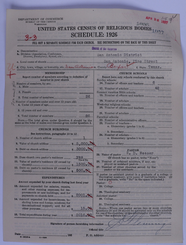 Scan of Church of the Nazarene: 1057