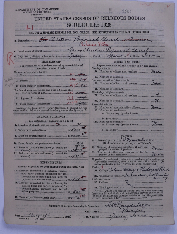 Scan of Christian Reformed Church: 193
