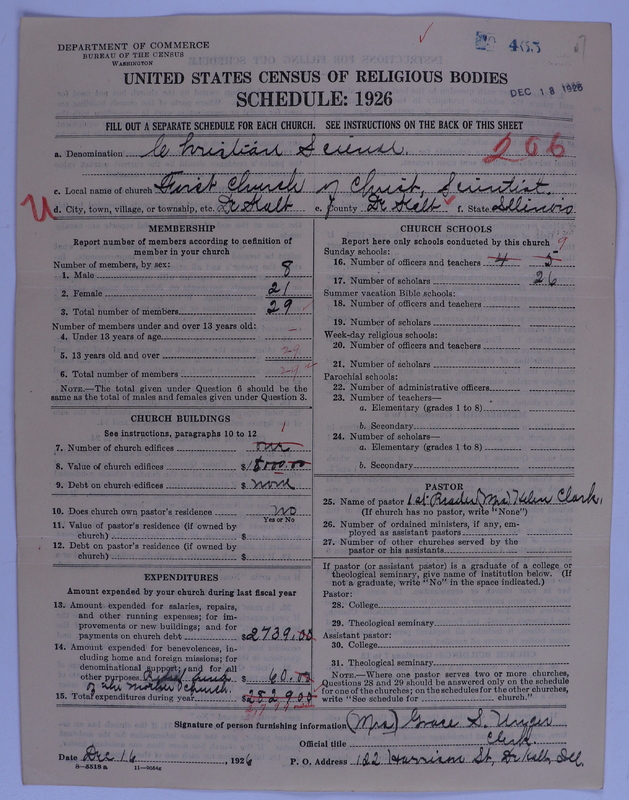 Scan of Church of Christ, Scientist: 465
