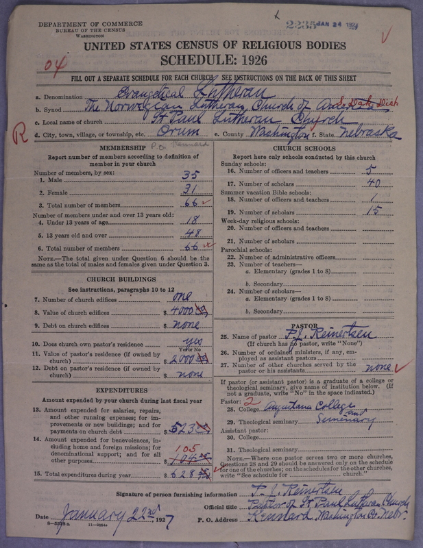 Scan of Norwegian Lutheran Church of America: 2235