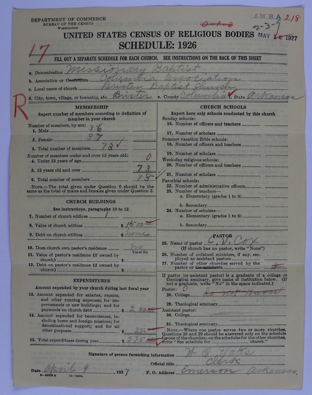 Scan of Landmark Baptist of America: 218