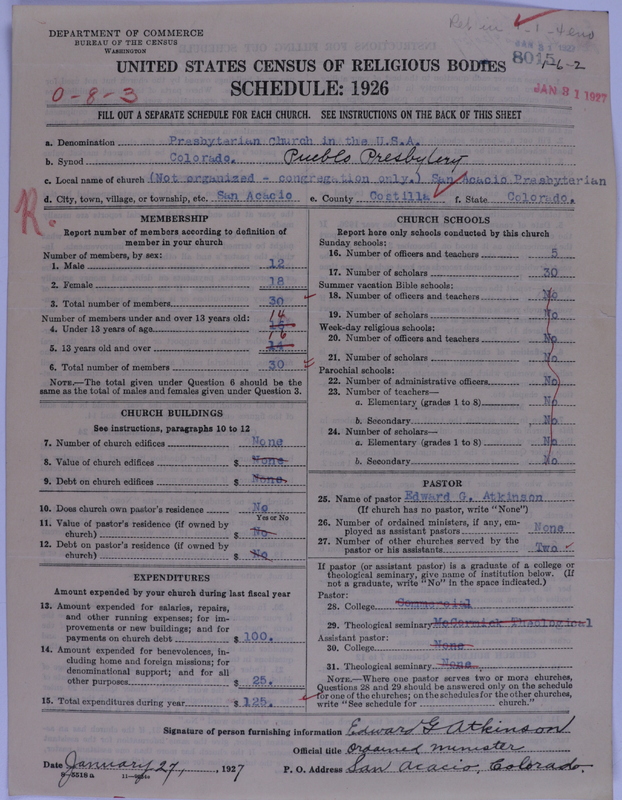 Scan of Presbyterian Church in the United States of America: 8015