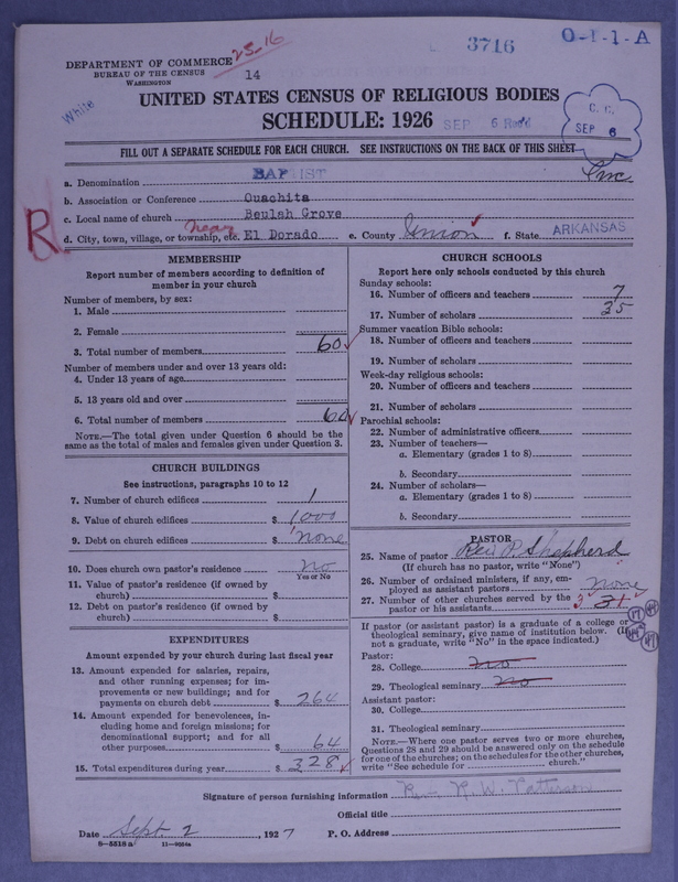 Scan of Negro Baptists: 3716