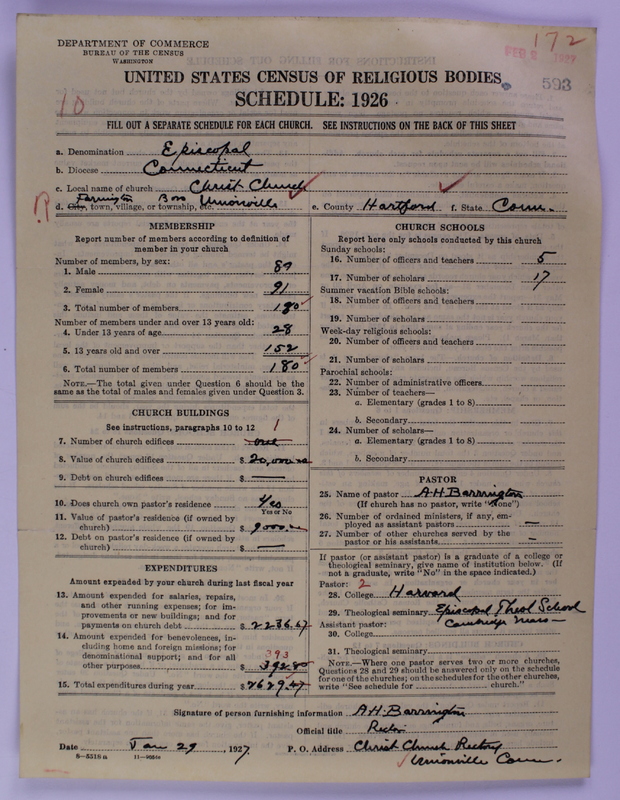 Scan of Protestant Episcopal Church: 593