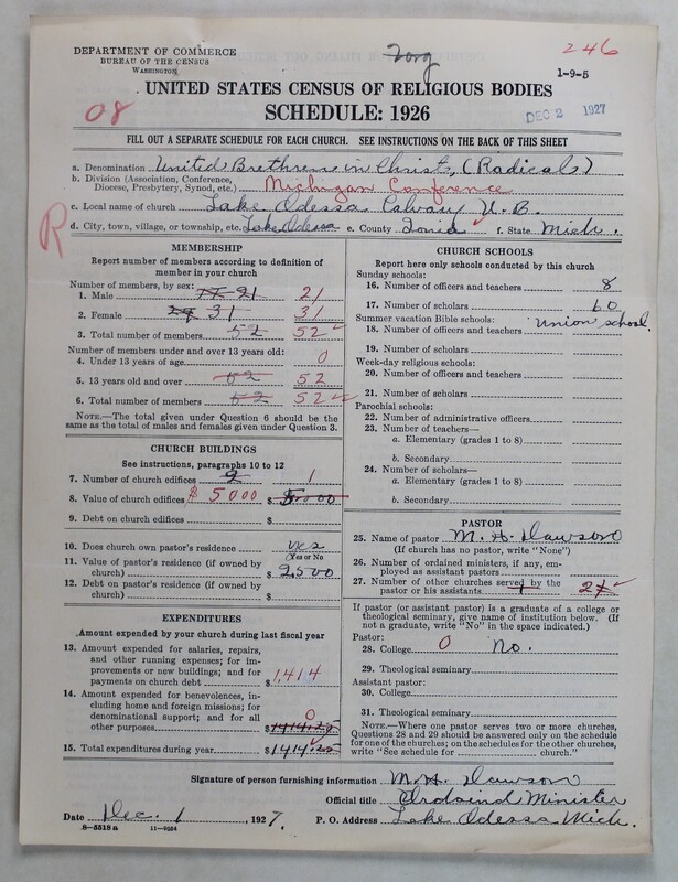 Scan of Church of the United Brethren in Christ (Old Constitution): 246