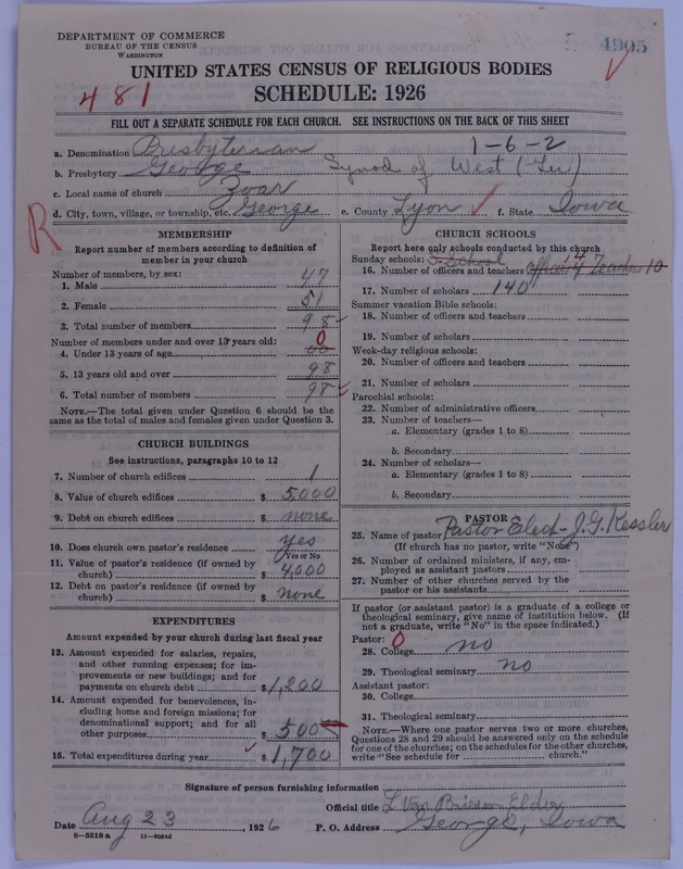 Scan of Presbyterian Church in the United States of America: 4905