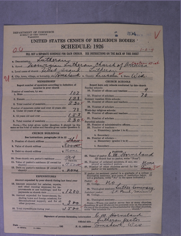 Scan of Norwegian Lutheran Church of America: 294