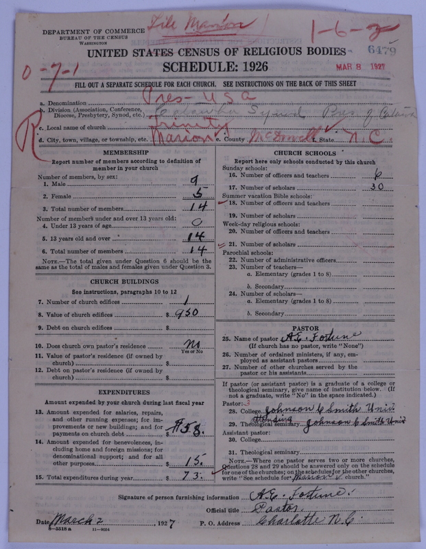 Scan of Presbyterian Church in the United States of America: 6479