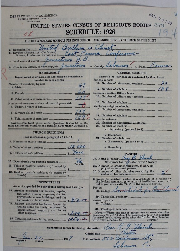 Scan of Church of the United Brethren in Christ: 379