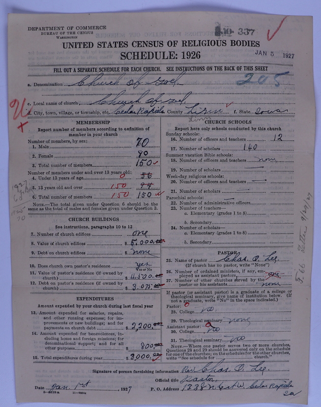 Scan of Church of God (Headquarters, Anderson, Ind.): 337