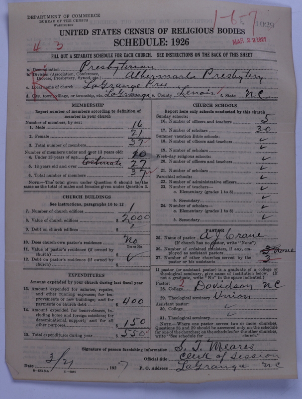 Scan of Presbyterian Church in the United States: 1029