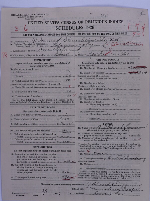 Scan of Reformed Church in the United States: 921
