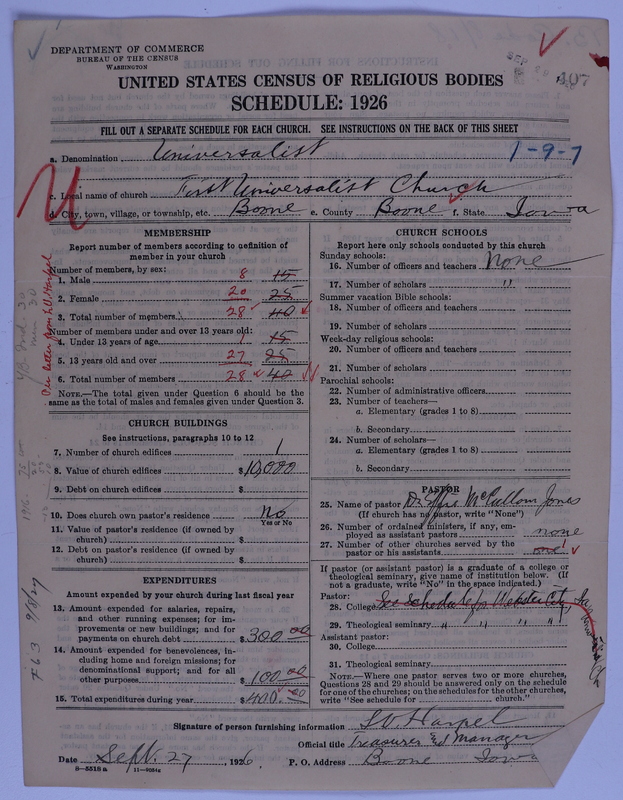 Scan of Universalist Church: 407
