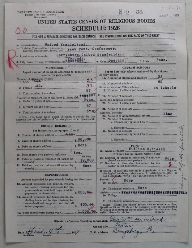 Scan of Evangelical Congregational Church: 38