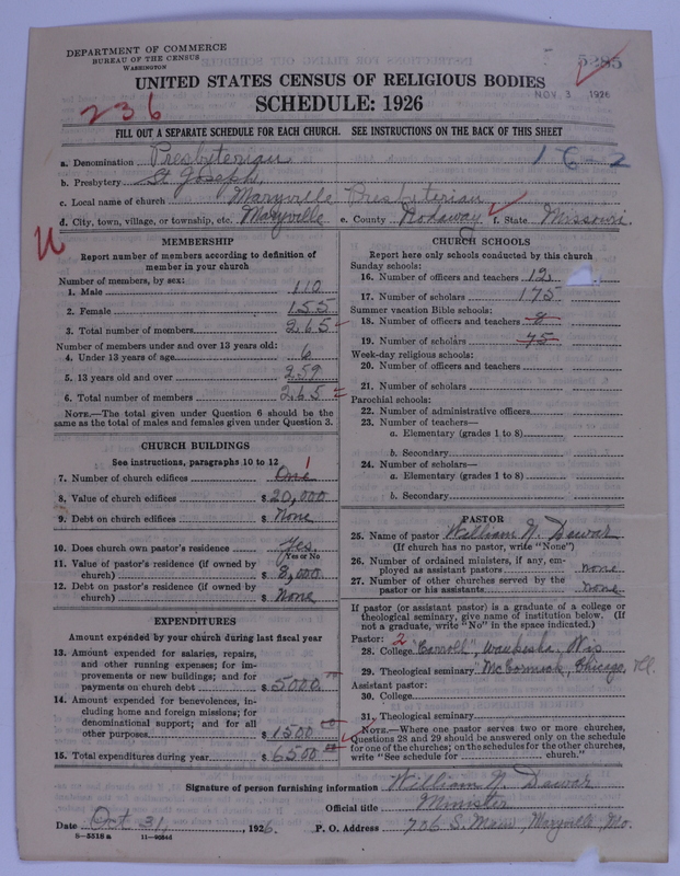 Scan of Presbyterian Church in the United States of America: 5285