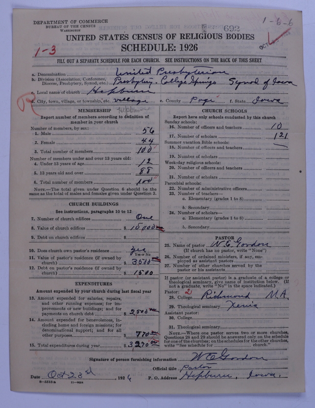 Scan of United Presbyterian Church of North America: 692