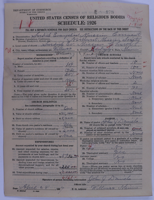 Scan of Swedish Evangelical Mission Covenant of America: 178
