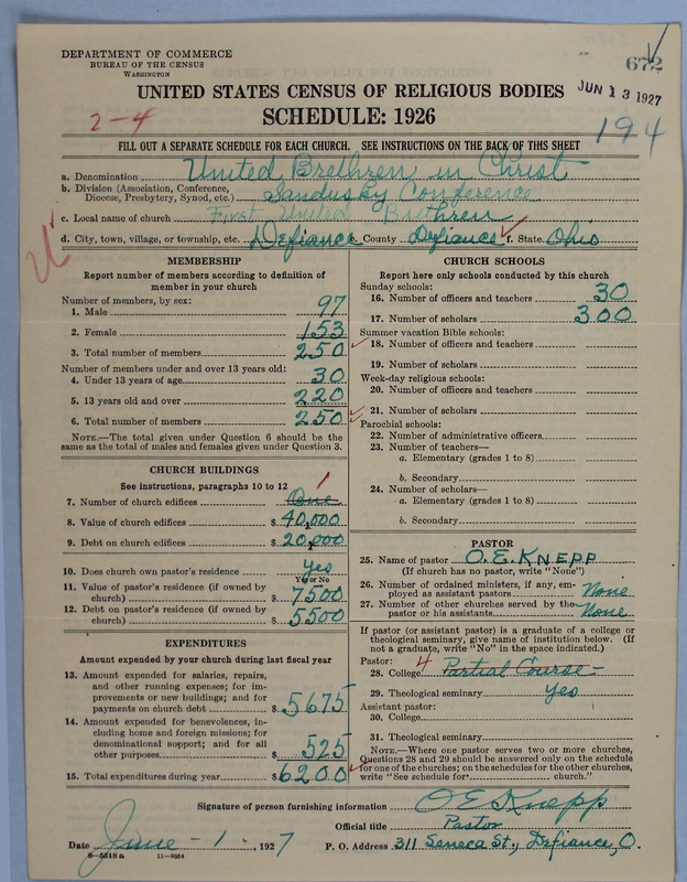 Scan of Church of the United Brethren in Christ: 672