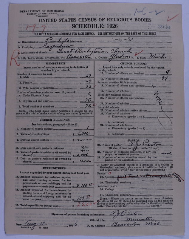 Scan of Presbyterian Church in the United States of America: 3990