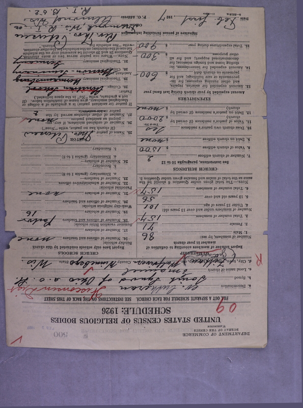Scan of Synod of the Reformed Presbyterian Church of North America: 500