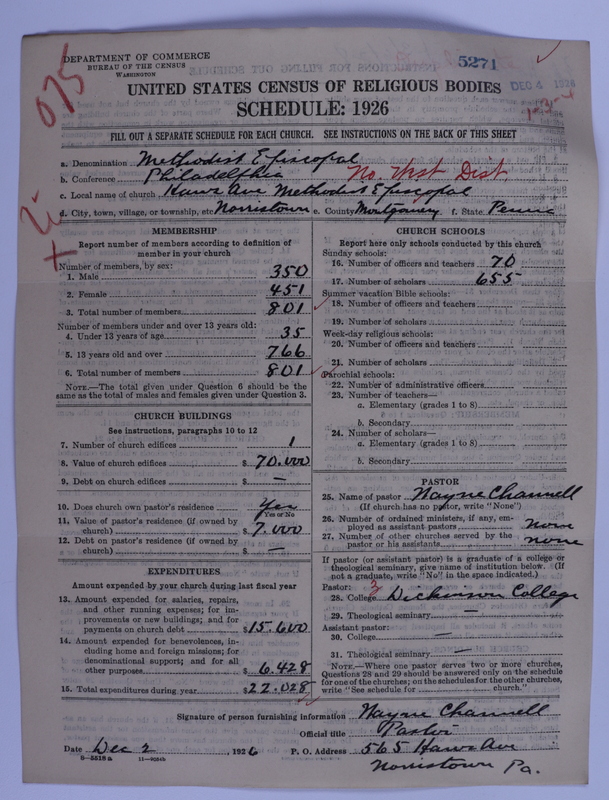 Scan of Methodist Episcopal Church: 5271