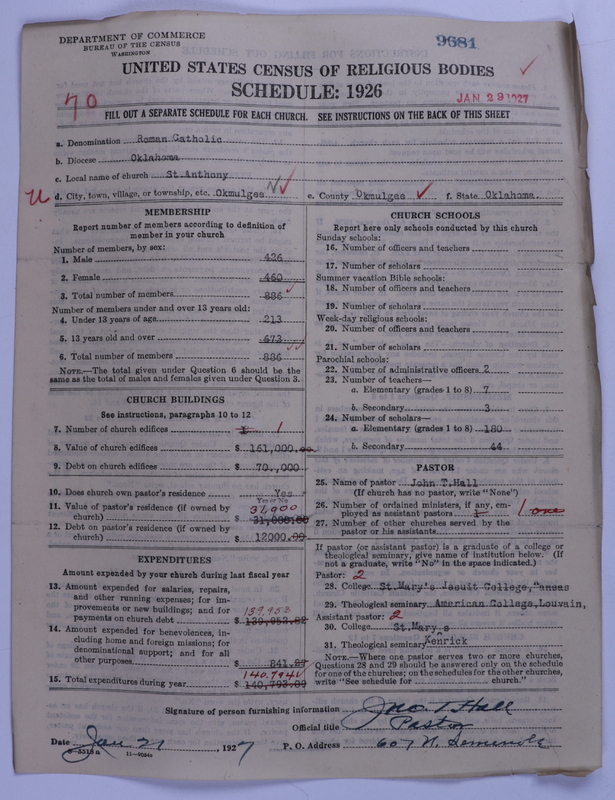 Scan of Roman Catholic Church: 9681