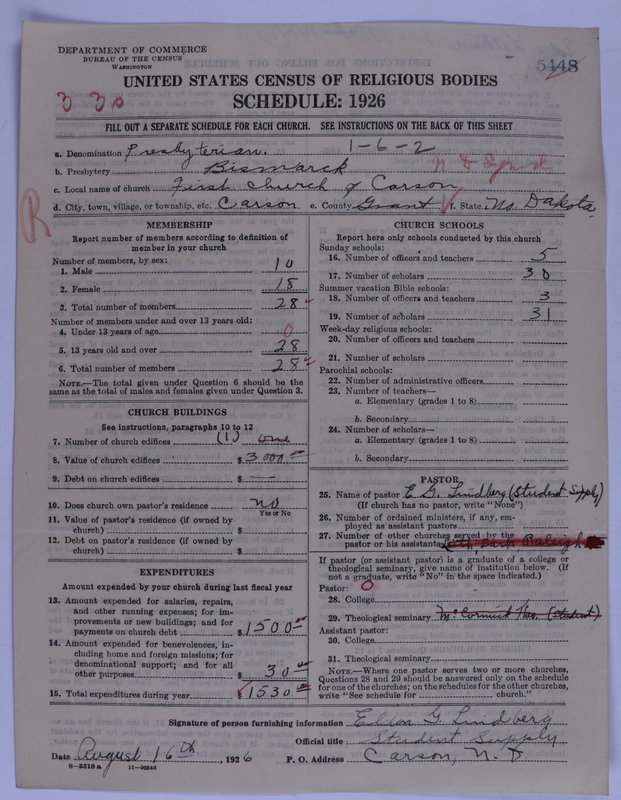 Scan of Presbyterian Church in the United States of America: 5448