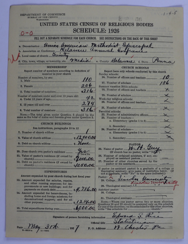 Scan of Union American Methodist Episcopal Church: 36