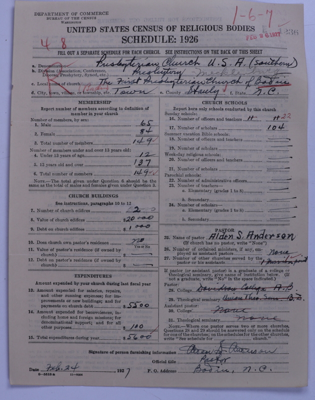 Scan of Presbyterian Church in the United States: 1236