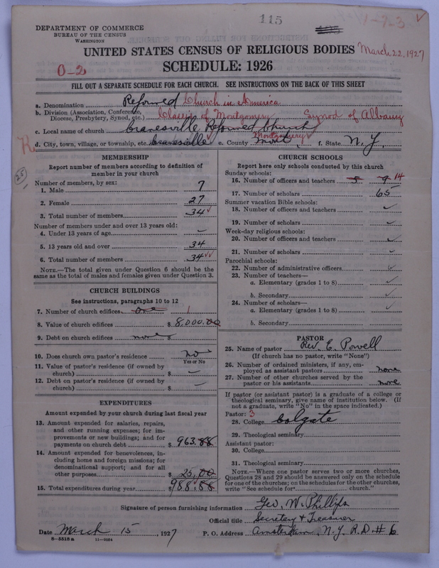 Scan of Reformed Church in America: 115