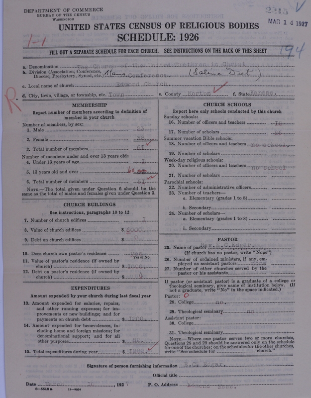 Scan of Church of the United Brethren in Christ: 2215