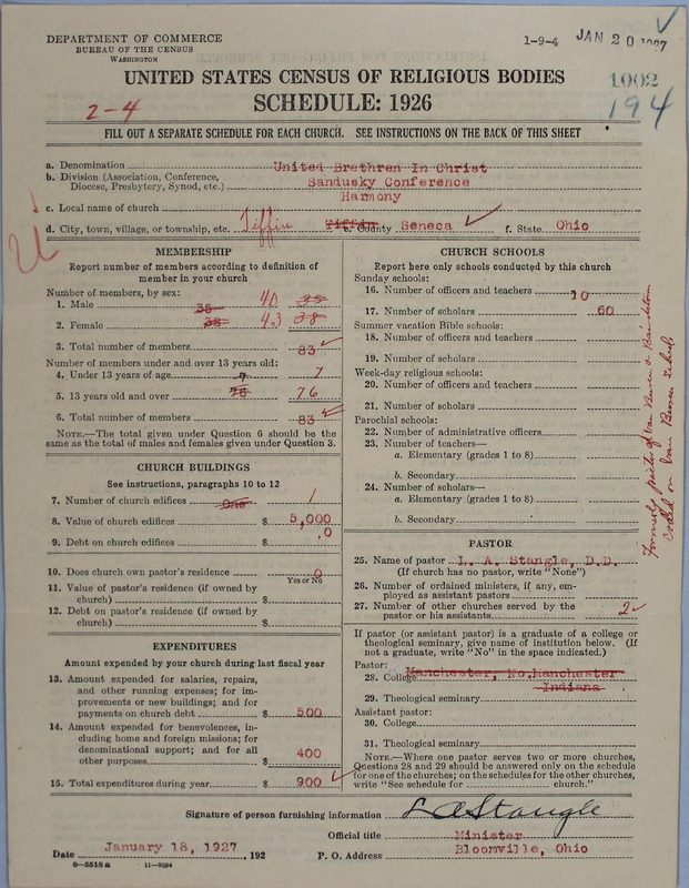 Scan of Church of the United Brethren in Christ: 1002
