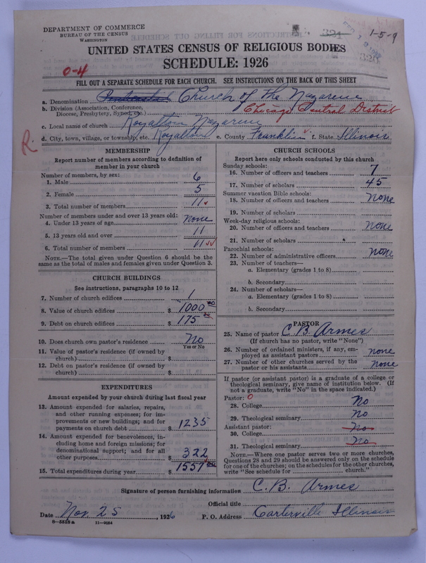 Scan of Church of the Nazarene: 320