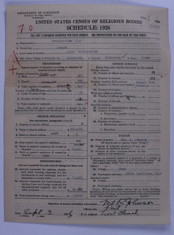 Scan of Presbyterian Church in the United States: 3216
