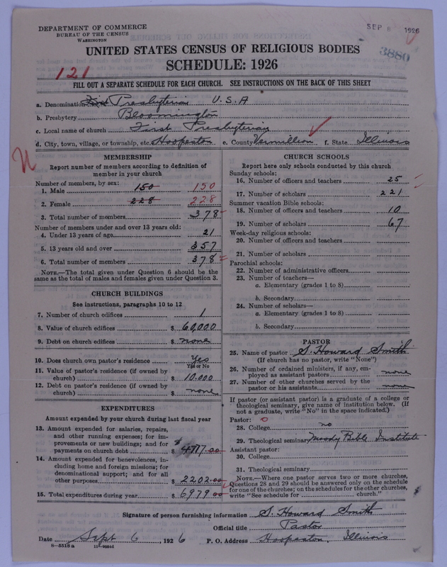 Scan of Presbyterian Church in the United States of America: 3880