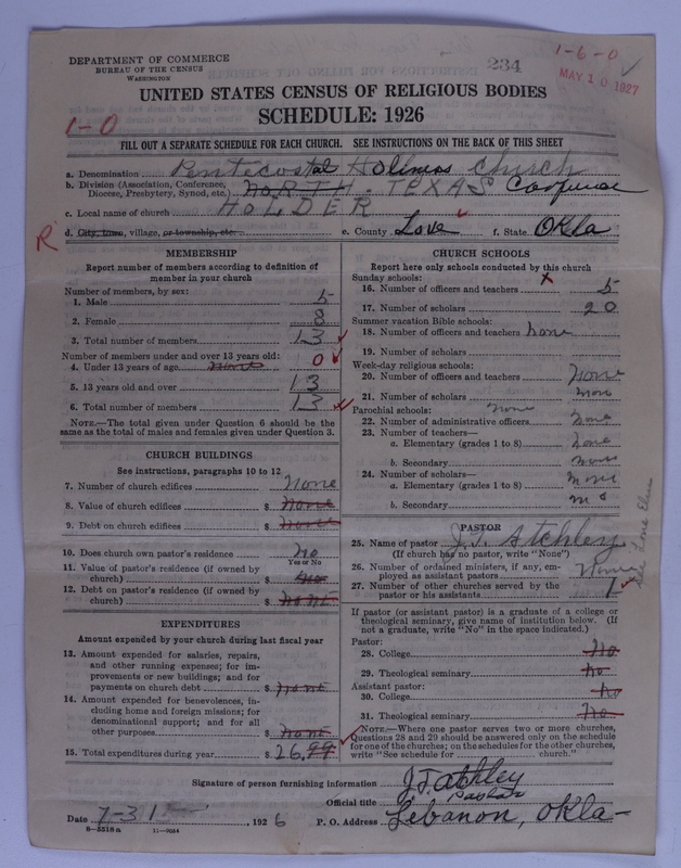 Scan of Pentecostal Holiness Church: 234